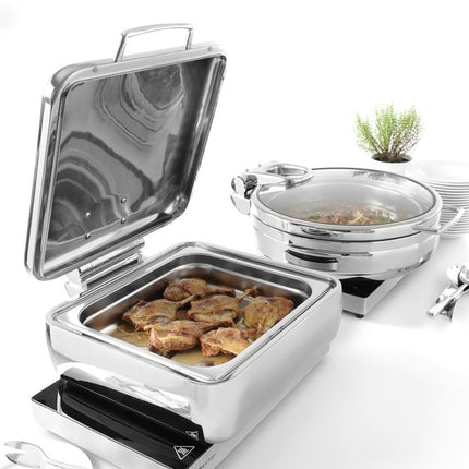 HENDI Warmhalteplatte Induktion Kitchen Line – Kitchen Line – 230 V / 800 W – 455 × 333 × 65 mm – weitere Produktansicht