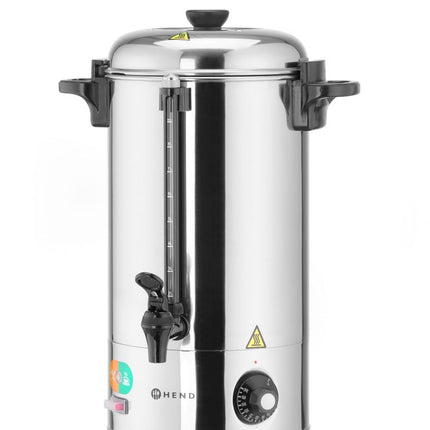 HENDI Heißgetränkespender – 9 l – Silber – 230 V / 2200 W – 340 × 227 × 468 mm – weitere Produktansicht