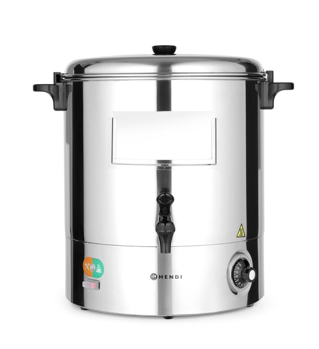 HENDI Heißgetränkespender – 28 l – 230 V / 2200 W – 500 × 500 × 488 mm – Produktansicht
