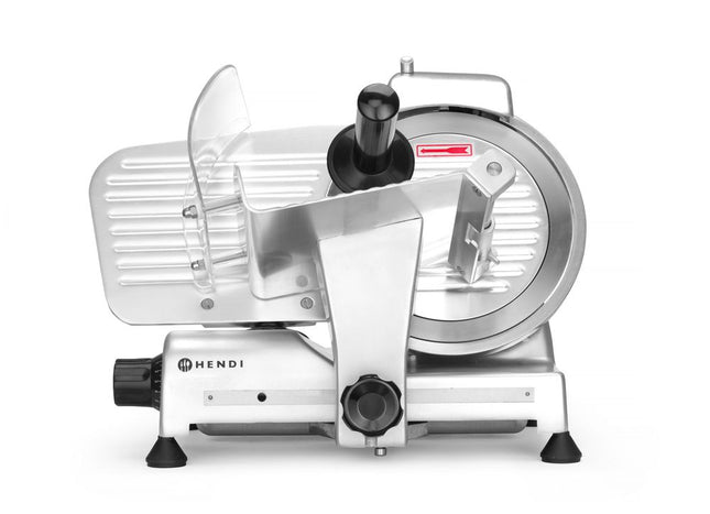 HENDI Aufschnittmaschine Profi Line 220 – Profi Line – 230 V / 280 W – 506 × 435 × 347 mm – Produktansicht