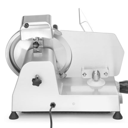 HENDI Schneidemaschine 250 – Kitchen Line – 230 V / 150 W – 494 × 402 × H 398 mm – Produktansicht