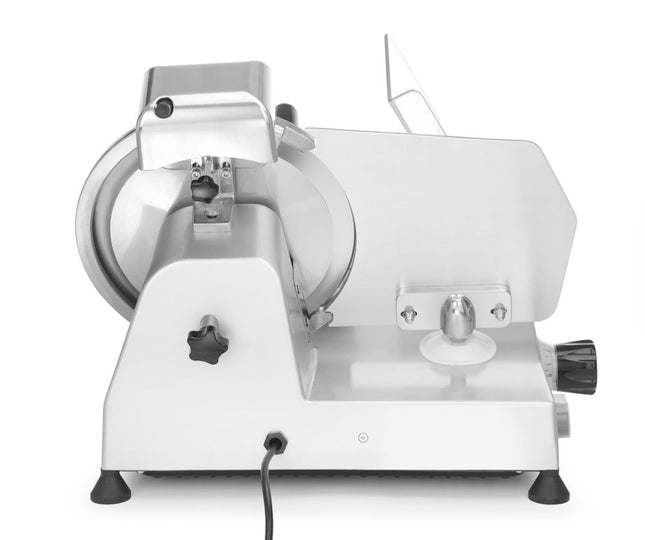 HENDI Schneidemaschine 250 – Kitchen Line – 230 V / 150 W – 494 × 402 × H 398 mm – Produktansicht
