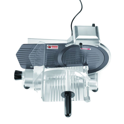 HENDI Aufschnittmaschine 250 – Kitchen Line – 230 V / 150 W – 494 × 402 × H 398 mm – Detailansicht