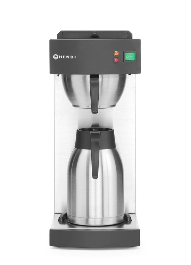 HENDI Filterkaffeemaschine – 2 l – 230 V / 1400 W – 215 × 410 × H 520 mm – Produktansicht