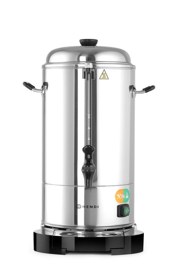HENDI Kaffee-Perkolatoren – doppelwandig – 6 l – 230 V / 1500 W – 316 × 350 × 480 mm – Produktansicht