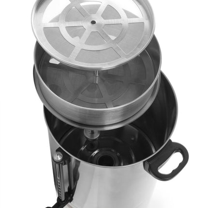 HENDI Kaffee-Perkolatoren – doppelwandig – 6 l – 230 V / 1500 W – 316 × 350 × 480 mm – Detailansicht
