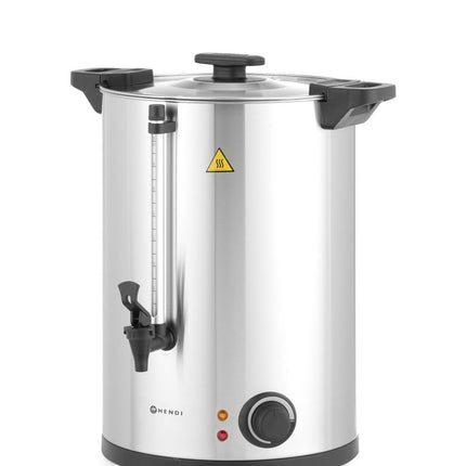 HENDI Heißgetränkespender einwandig – 20 l – 230 V / 2500 W – ≈ 130 Tassen in 42 Min – 415 × 382 × H 480 mm – Weitere Produktansicht