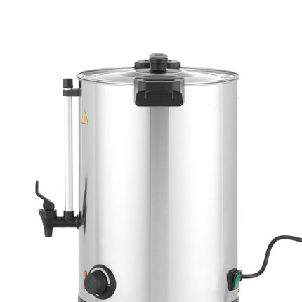 HENDI Heißgetränkespender einwandig – 20 l – 230 V / 2500 W – ≈ 130 Tassen in 42 Min – 415 × 382 × H 480 mm – Detailansicht