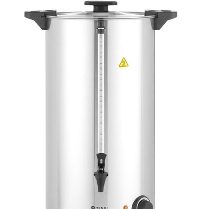 HENDI Heißgetränkespender einwandig – 30 l – 230 V / 2500 W – ≈ 200 Tassen in 65 Min – 415 × 382 × H 620 mm – Produktansicht