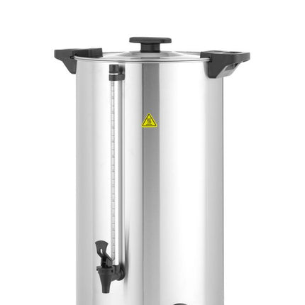 HENDI Heißgetränkespender einwandig – 30 l – 230 V / 2500 W – ≈ 200 Tassen in 65 Min – 415 × 382 × H 620 mm – Weitere Produktansicht