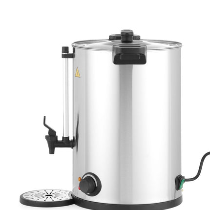 HENDI Heißgetränkespender doppelwandig – 18 l – 230 V / 2500 W – ≈ 120 Tassen in 37 Min – 415 × 382 × H 480 mm – Detailansicht