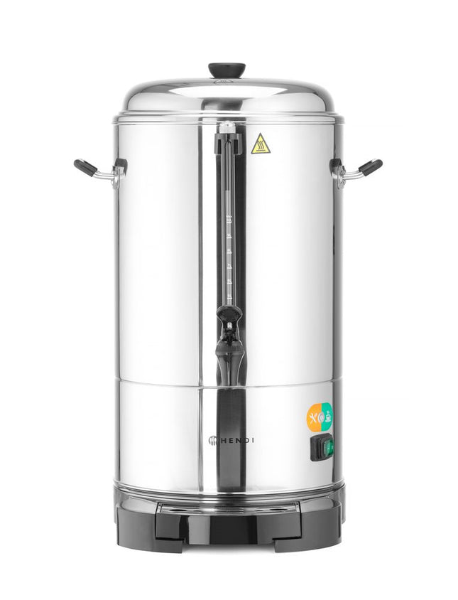 HENDI Kaffee-Perkolatoren – doppelwandig – 10 l – 230 V / 1500 W – 370 × 390 × 525 mm – Produktansicht