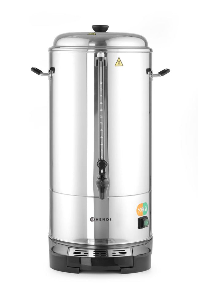 HENDI Kaffee-Perkolatoren – doppelwandig – 16 l – 230 V / 1500 W – 360 × 401 × 647 mm – Produktansicht