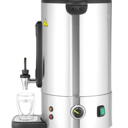 HENDI Heißgetränkespender UNIQ – designed by Robert Bronwasser – 16 l – Silber – 230 V / 1650 W – 357 × 380 × 502 mm – weitere Produktansicht