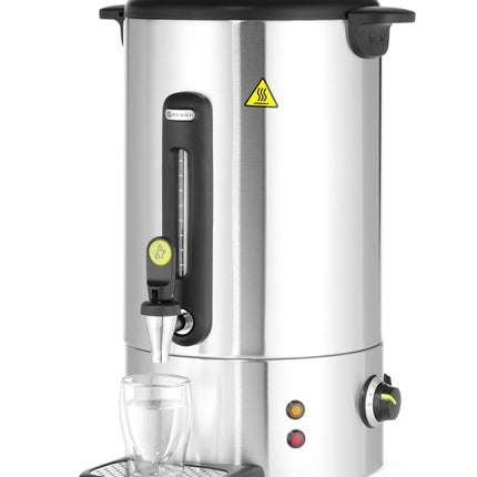 HENDI Heißgetränkespender UNIQ – designed by Robert Bronwasser – 16 l – Silber – 230 V / 1650 W – 357 × 380 × 502 mm – weitere Produktansicht