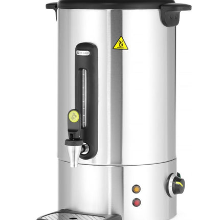 HENDI Heißgetränkespender UNIQ – designed by Robert Bronwasser – 16 l – Silber – 230 V / 1650 W – 357 × 380 × 502 mm – weitere Produktansicht