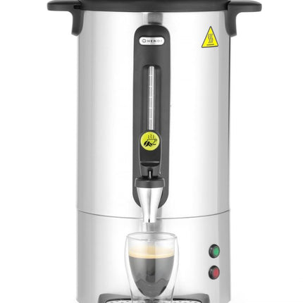 HENDI Perkolator UNIQ – designed by Robert Bronwasser – 7 l – Silber – 230 V / 1050 W – 307 × 330 × 450 mm – weitere Produktansicht