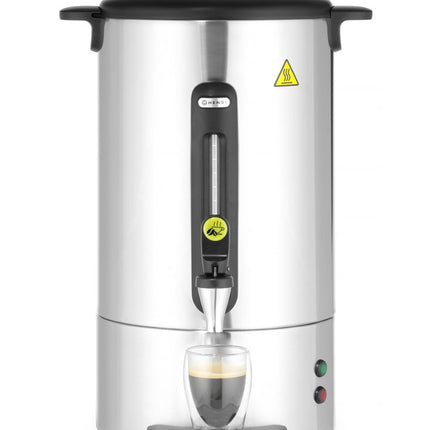 HENDI Perkolator UNIQ – designed by Robert Bronwasser – 14 l – Silber – 230 V / 1750 W – 357 × 380 × 502 mm – weitere Produktansicht