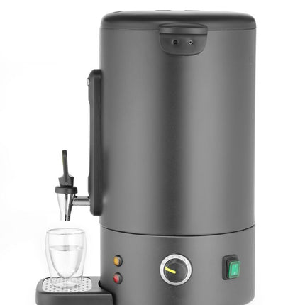 HENDI Heißgetränkespender UNIQ – designed by Robert Bronwasser – 16 l – Schwarz – 230 V / 1650 W – 357 × 380 × 502 mm – weitere Produktansicht