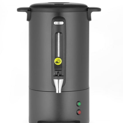 HENDI Perkolator UNIQ – designed by Robert Bronwasser – 7 l – Schwarz – 230 V / 1050 W – 307 × 330 × 450 mm – Produktansicht