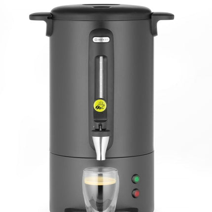 HENDI Perkolator UNIQ – designed by Robert Bronwasser – 7 l – Schwarz – 230 V / 1050 W – 307 × 330 × 450 mm – weitere Produktansicht