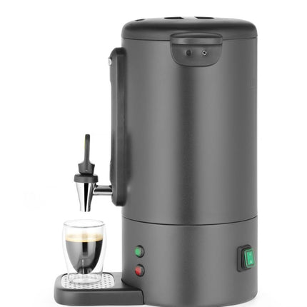 HENDI Perkolator UNIQ – designed by Robert Bronwasser – 7 l – Schwarz – 230 V / 1050 W – 307 × 330 × 450 mm – weitere Produktansicht