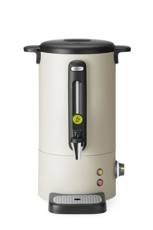 HENDI Heißgetränkespender UNIQ – designed by Robert Bronwasser – 9 l – Creme – 230 V / 950 W – 307 × 330 × 450 mm – Produktansicht