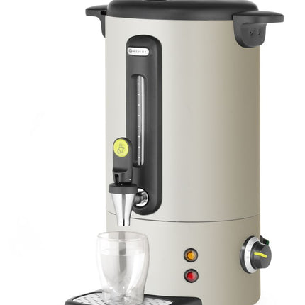 HENDI Heißgetränkespender UNIQ – designed by Robert Bronwasser – 9 l – Creme – 230 V / 950 W – 307 × 330 × 450 mm – weitere Produktansicht
