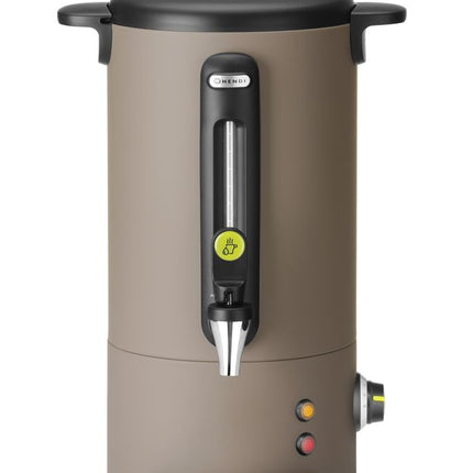 HENDI Heißgetränkespender UNIQ – designed by Robert Bronwasser – 9 l – Taupe – 230 V / 950 W – 307 × 330 × 450 mm – weitere Produktansicht