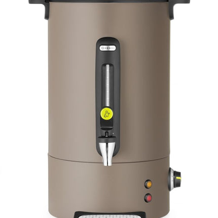 HENDI Heißgetränkespender UNIQ – designed by Robert Bronwasser – 16 l – Taupe – 230 V / 1650 W – 357 × 380 × 502 mm – Produktansicht