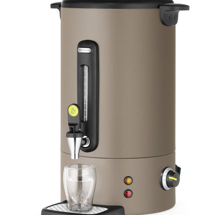 HENDI Heißgetränkespender UNIQ – designed by Robert Bronwasser – 16 l – Taupe – 230 V / 1650 W – 357 × 380 × 502 mm – weitere Produktansicht