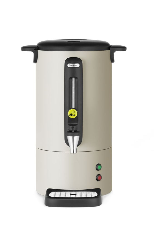 HENDI Perkolator UNIQ – designed by Robert Bronwasser – 7 l – Creme – 230 V / 1050 W – 307 × 330 × 450 mm – Produktansicht