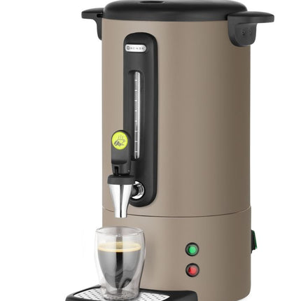 HENDI Perkolator UNIQ – designed by Robert Bronwasser – 7 l – Taupe – 230 V / 1050 W – 307 × 330 × 450 mm – weitere Produktansicht