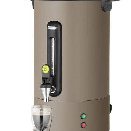 HENDI Perkolator UNIQ – designed by Robert Bronwasser – 14 l – Taupe – 230 V / 1750 W – 357 × 380 × 502 mm – weitere Produktansicht