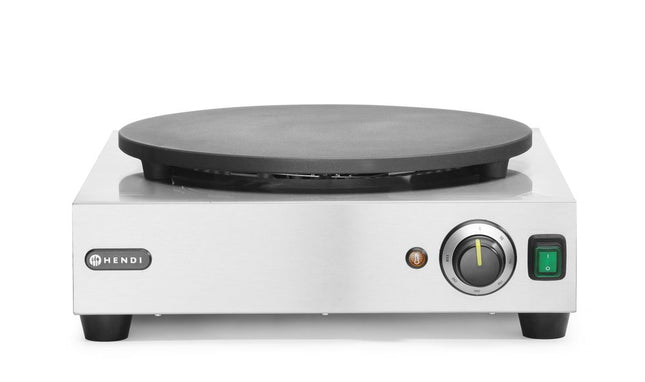 HENDI Crêpe-Platte – 230 V / 3000 W – 458 × 520 × 165 mm – Produktansicht