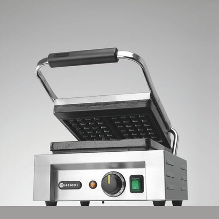 HENDI Waffeleisen 'Liège' – 230 V / 1500 W – 330 × 437 × 251 mm – weitere Produktansicht