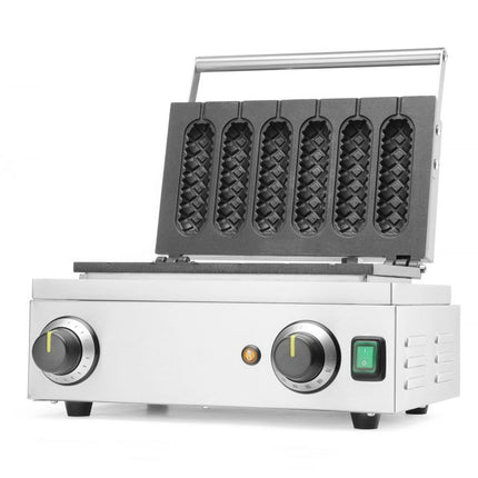 HENDI Waffeleisen 'Corn Dog' – 230 V / 1550 W – 390 × 378 × 229 mm – weitere Produktansicht