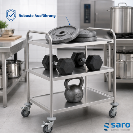 Saro Transportwagen / Servierwagen Modell BASTIAN - Produktinformationen und Vorteile 3