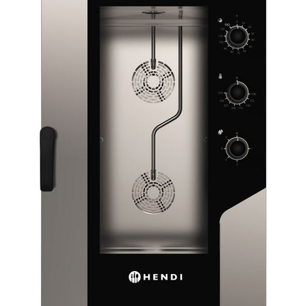 HENDI Konvektionsdampfgarer CONTROL 11x GN1 / 1 – 400 V / 15400 W – 730 × 855 × H 1130 mm – Produktansicht