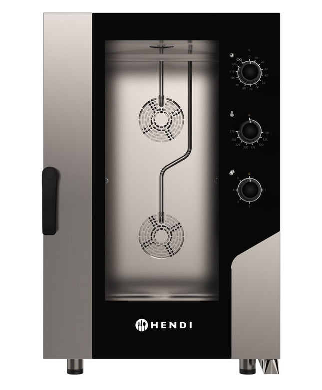 HENDI Konvektionsdampfgarer CONTROL 11x GN1 / 1 – 400 V / 15400 W – 730 × 855 × H 1130 mm – Produktansicht