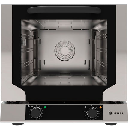 HENDI Konvektionsofen kompakt – 230 V / 3100 W – 590 × 709 × H 589 mm – Produktansicht