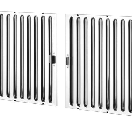HENDI Wandmontierte Dunstabzugshaube - verschraubt – Rechteckig – Silber – 1205 × 1000 × H 450 mm – Weitere Produktansicht