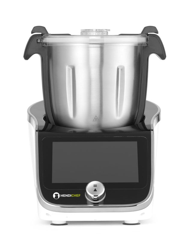 HENDI Multifunktions-Küchenmaschine HENDICHEF –  weiß – 3 l – 230 V / 1400 W – 210 × 380 × H 320 mm – Produktansicht