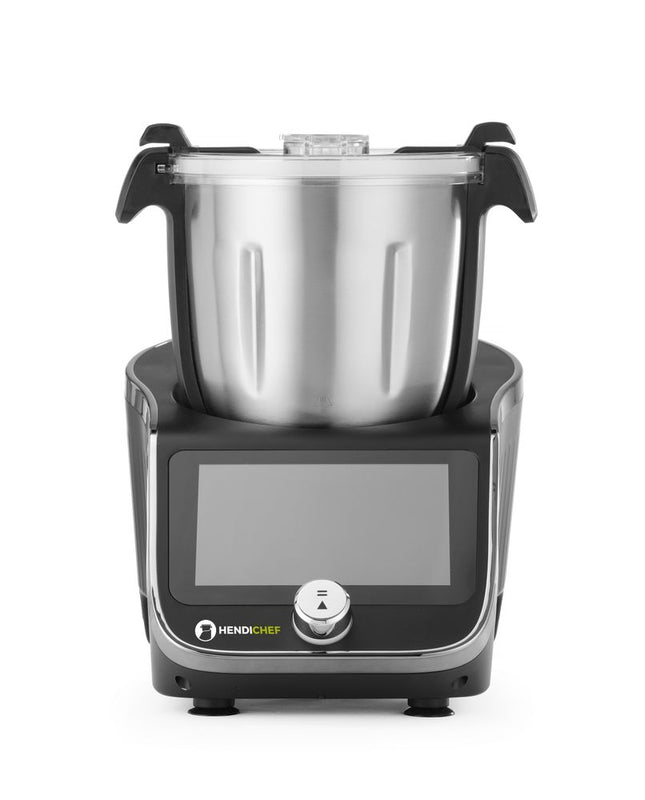 HENDI Multifunktions-Küchenmaschine HENDICHEF –  schwarz – 3 l – 230 V / 1400 W – 210 × 380 × H 320 mm – Produktansicht