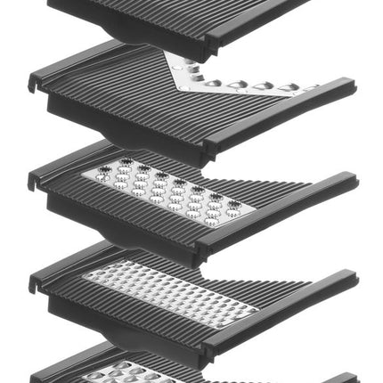 HENDI Mandoline V-förmig – Schwarz – 130 × 335 × 75 mm – weitere Produktansicht