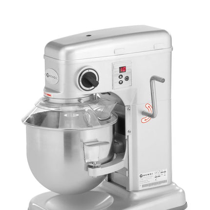 HENDI Planetenrührer – Kitchen Line – 7 l – Silber – 230 V / 650 W – 317 × 440 × 490 mm – weitere Produktansicht