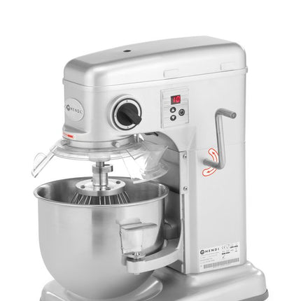 HENDI Planetenrührer – Kitchen Line – 7 l – Silber – 230 V / 650 W – 317 × 440 × 490 mm – weitere Produktansicht