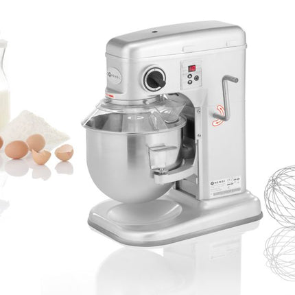 HENDI Planetenrührer – Kitchen Line – 7 l – Silber – 230 V / 650 W – 317 × 440 × 490 mm – weitere Produktansicht