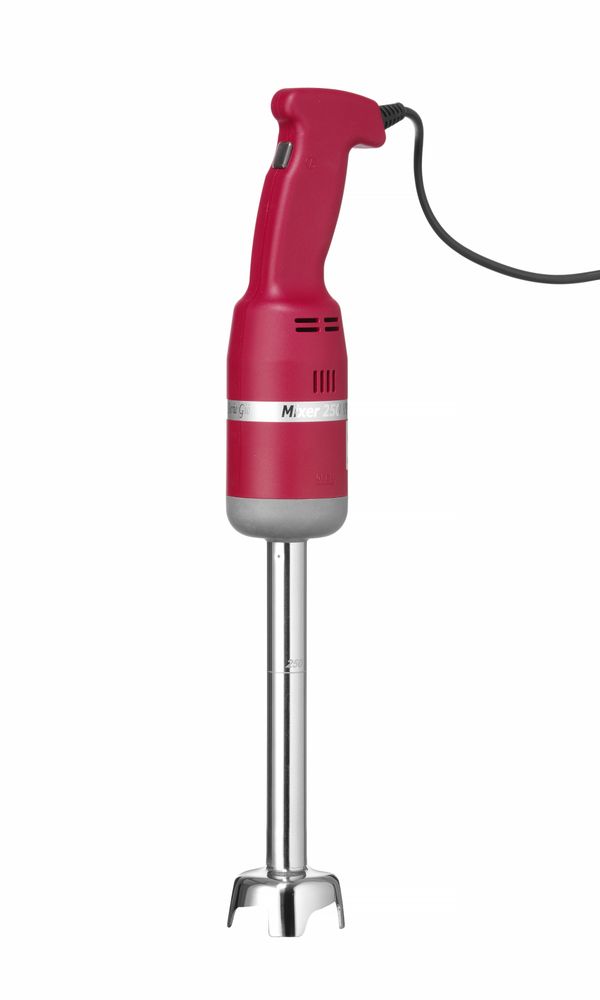 HENDI Stabmixer 250 – fixe Geschwindigkeit – Profi Line – 230 V / 250 W – Ø 75 × H 514 mm – Produktansicht