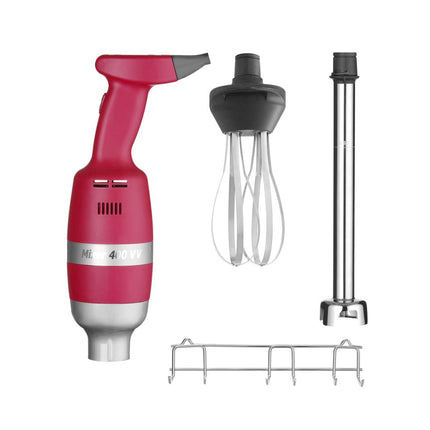 HENDI Stabmixer Profi Line 400 - Geschwindigkeit regelbar – Set inkl. Ablagegestell – Profi Line – 230 V / 400 W – Ø 100 × H 765 mm – weitere Produktansicht